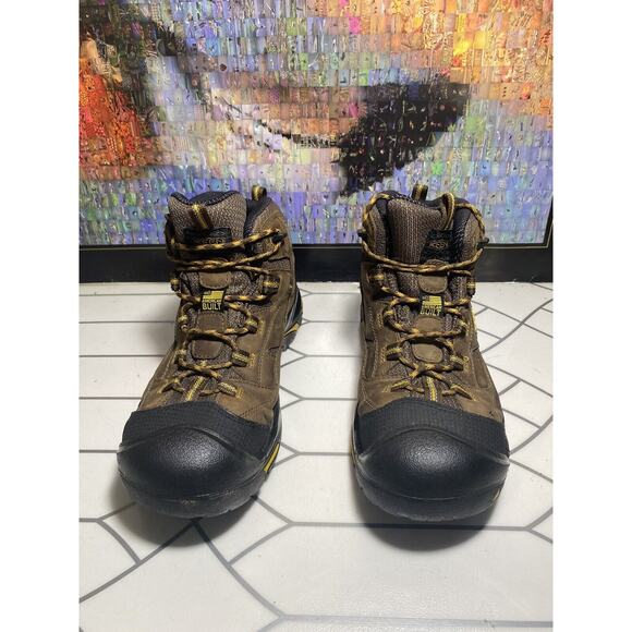 Keen Portland Oregon Brown Waterproof Hiking Men Boot Size 10.5 D - Picture 1 of 12